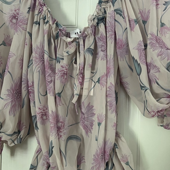 HL Affair New York Sheer Blouse, Size L NWT - Picture 5 of 5